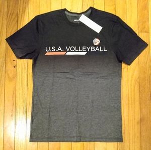 Camp David USA Volleyball Dip Dyed Heather Women's Small T-shirt